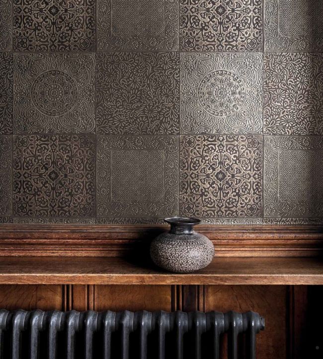 Bazaar Room Wallpaper - Gray