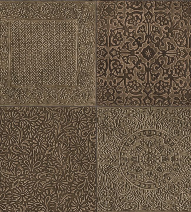 Bazaar Wallpaper - Brown - Cole & Son