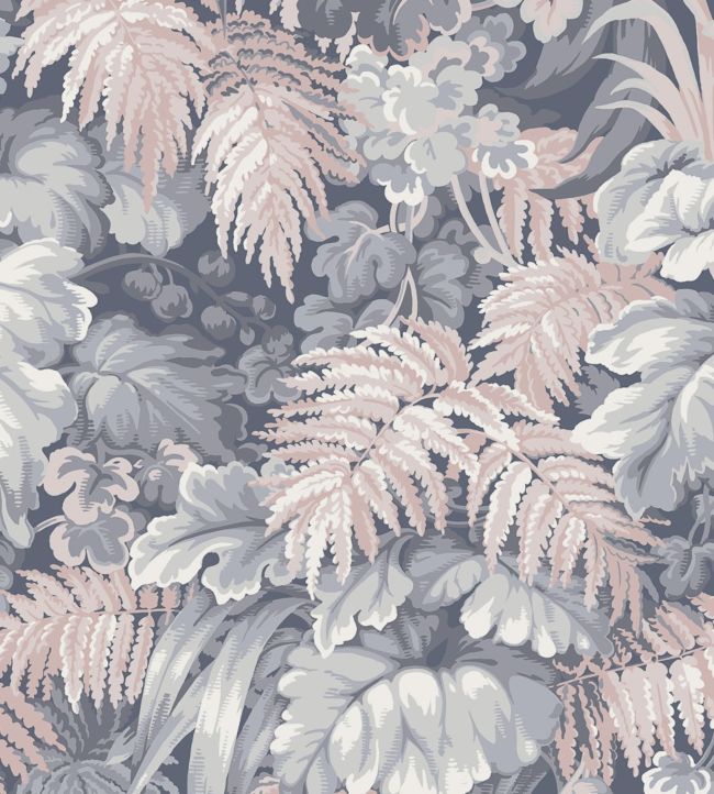 Royal Fernery Wallpaper -  Blue  - Cole & Son