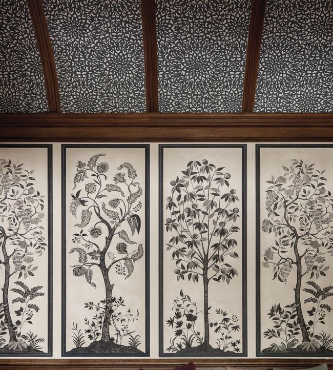 Medina Room Room Wallpaper - Gray