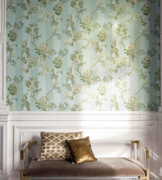 Zerzura Wallpaper - Teal - Cole & Son