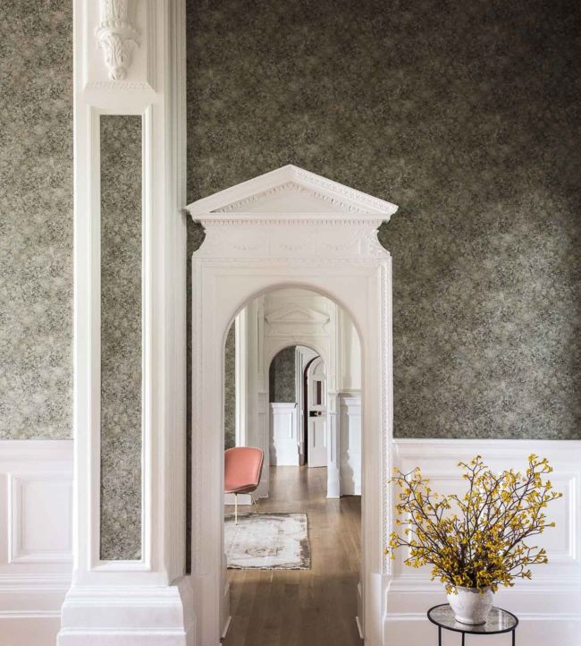 Patina Haze Room Wallpaper - Green
