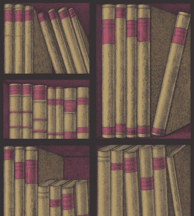  Ex Libris Wallpaper - Brown