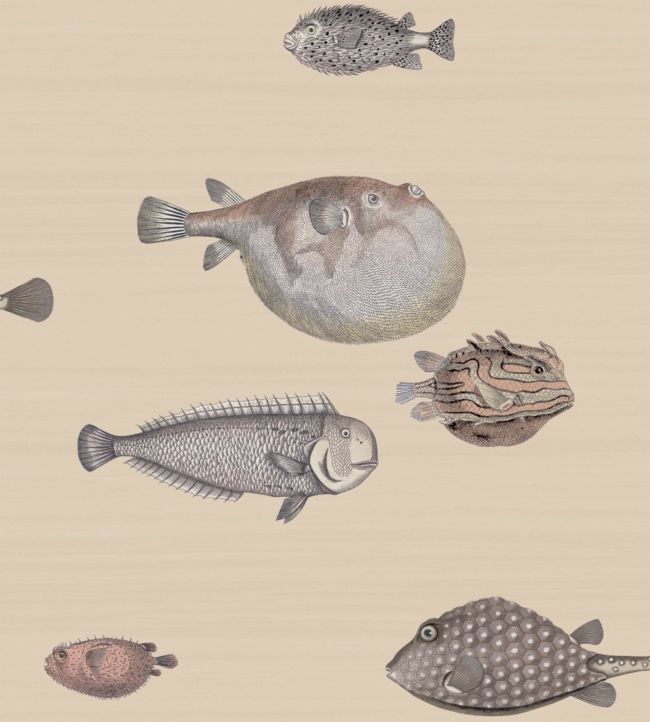 Acquario Wallpaper - Pink - Cole & Son