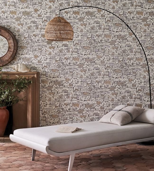 Mediterranea Room Wallpaper - Cream