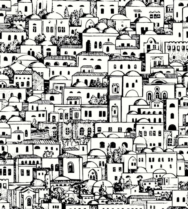 Mediterranea Wallpaper - Black  - Cole & Son