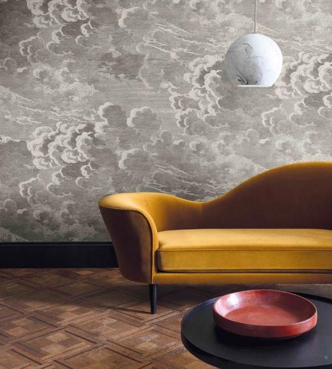 Nuvolette Room Wallpaper - Gray