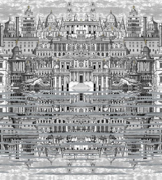 Riflesso Wallpaper - Gray - Cole & Son