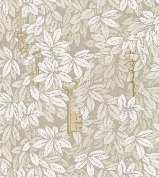 Chiavi Segrete Wallpaper - Cream - Cole & Son