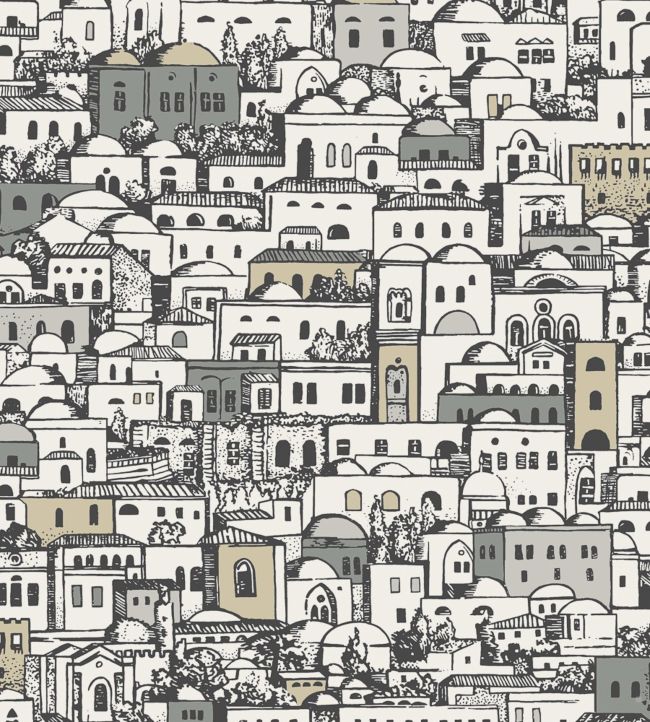 Mediterranea Wallpaper - Gray 