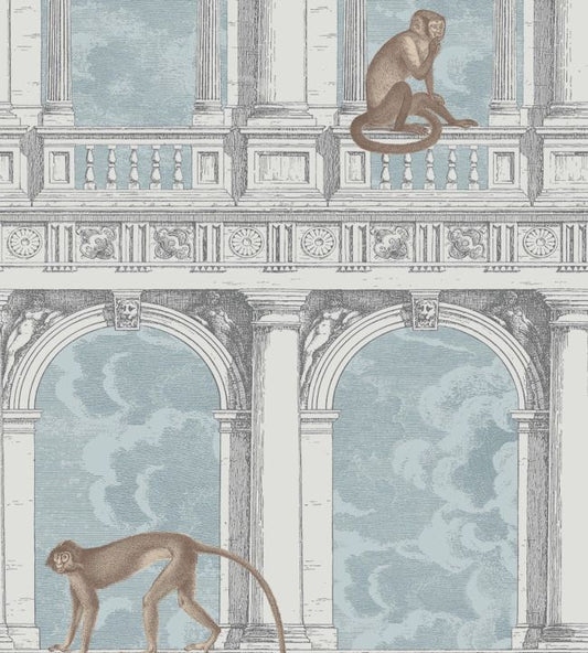 Procuratie Con Vista Wallpaper - Blue  - Cole & Son