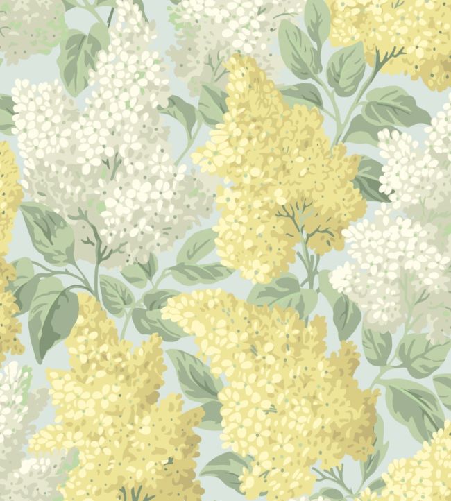 Lilac Wallpaper - Yellow - Cole & Son