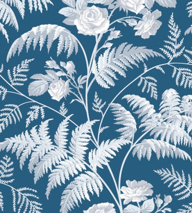 Rose Wallpaper - Blue