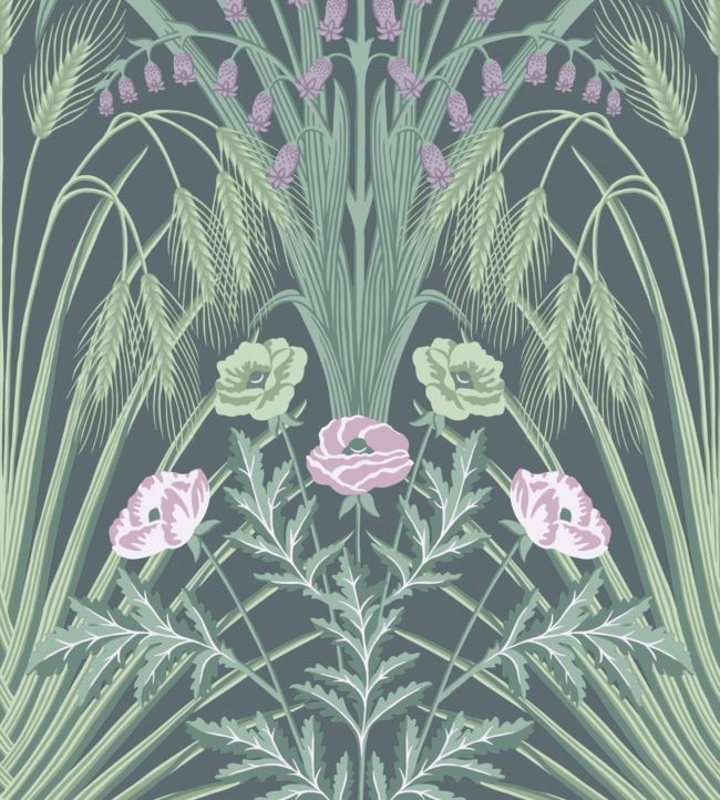 Bluebell Wallpaper - Green - Cole & Son