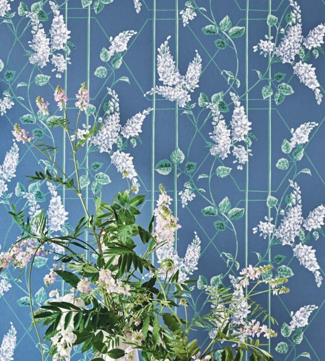 Wisteria Wallpaper - Blue - Cole & Son