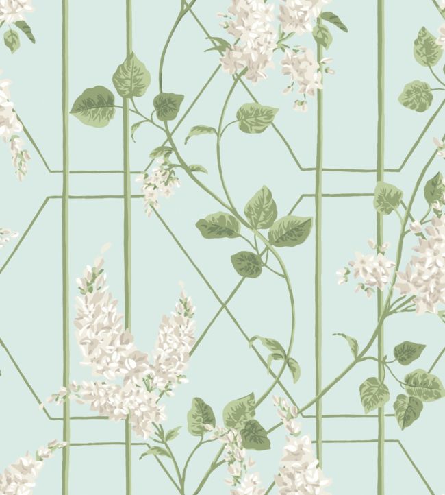 Wisteria Wallpaper - Teal  - Cole & Son