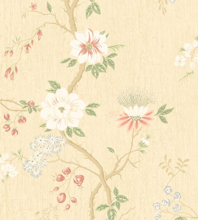 Camellia Wallpaper - Cream