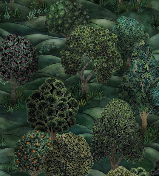 Forest Wallpaper - Green - Cole & Son