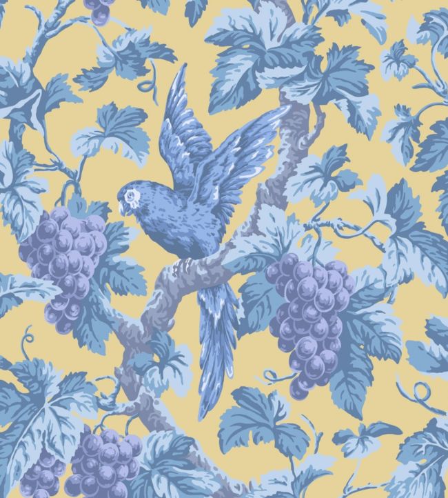 Woodvale Orchard Wallpaper - Blue 