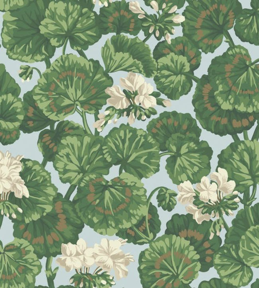 Geranium Wallpaper - Green - Cole & Son