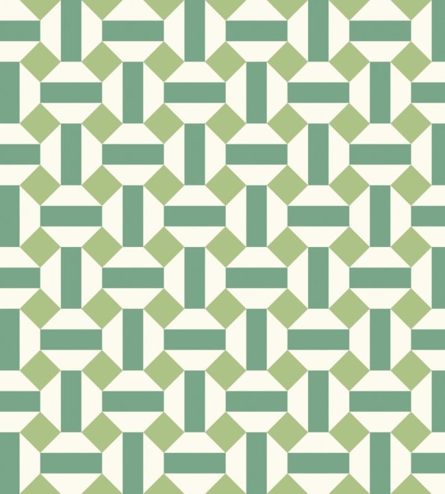 Alicatado Wallpaper - Green - Cole & Son