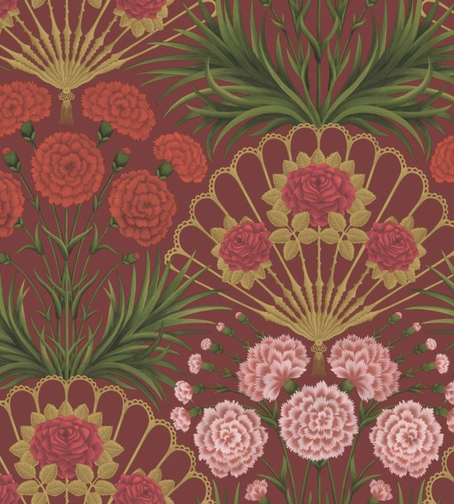 Flamenco Fan Wallpaper - Red - Cole & Son