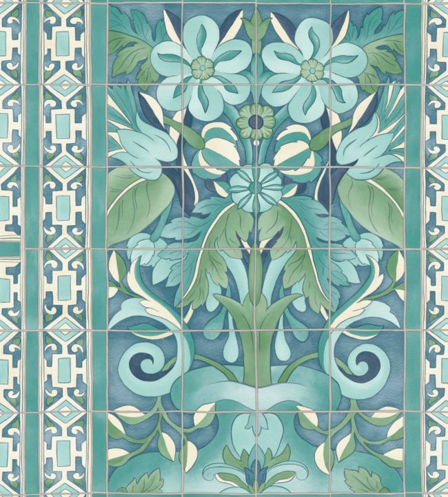 Triana Wallpaper - Green  - Cole & Son