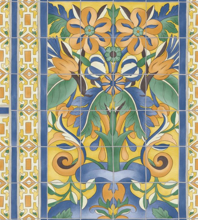 Triana Wallpaper - Yellow - Cole & Son