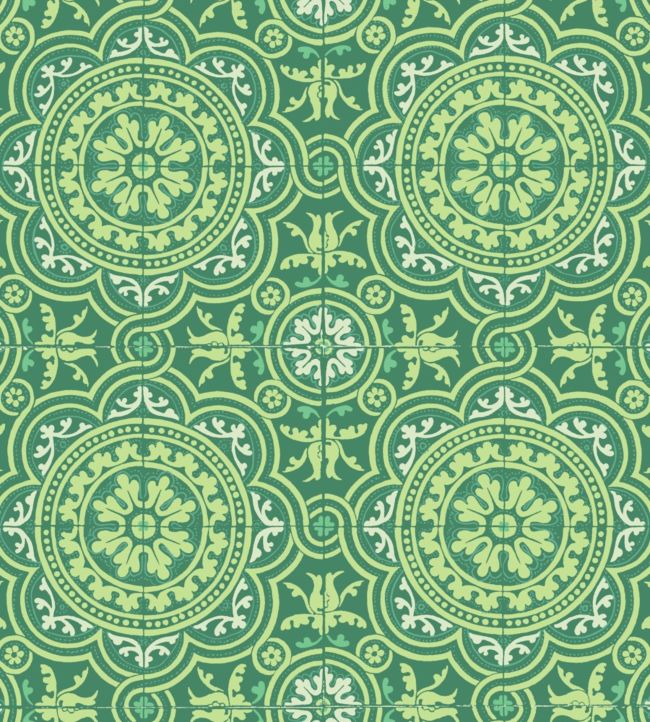 Piccadilly Wallpaper - Green 