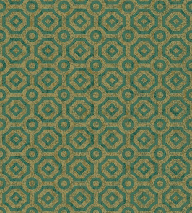 Queens Quarter Wallpaper - Green 