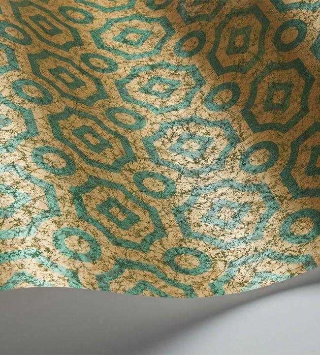 Queens Quarter Wallpaper - Green - Cole & Son