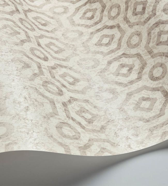 Queens Quarter Wallpaper - White - Cole & Son