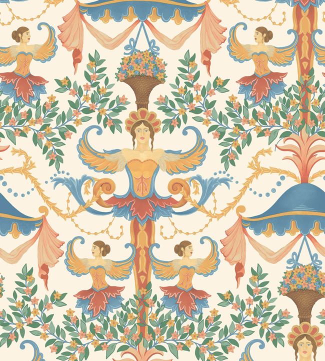 Chamber Angels Wallpaper - Multicolor - Cole & Son