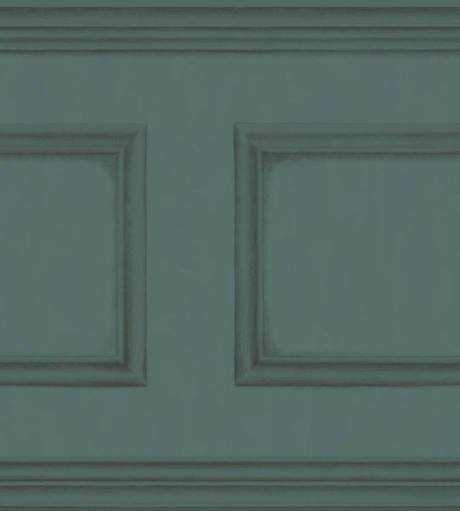 Library Frieze Wallpaper - Teal