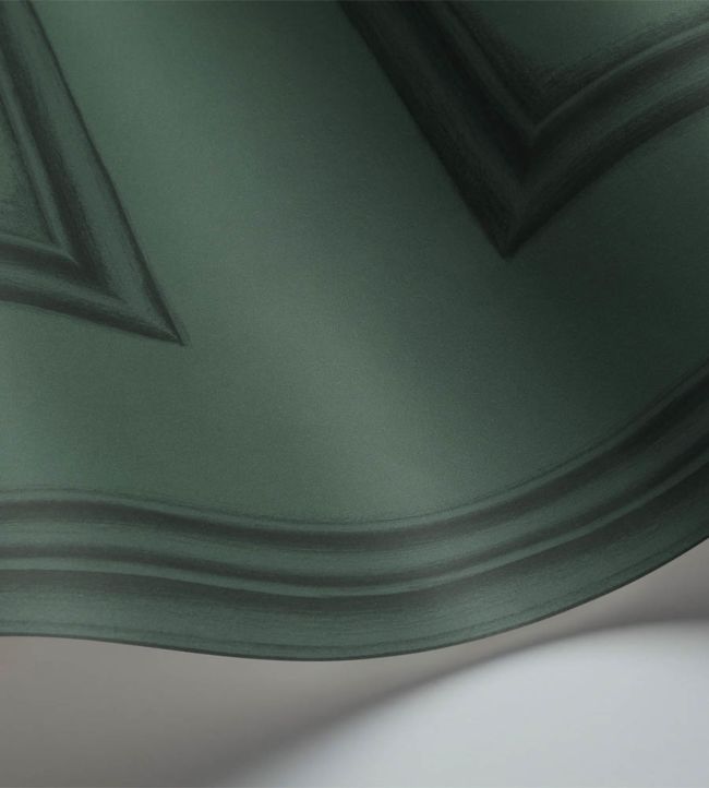 Library Frieze Room Wallpaper - Teal