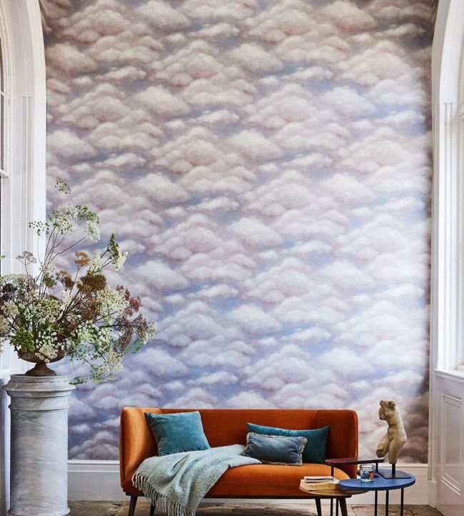 Fresco Sky Room Wallpaper - Purple