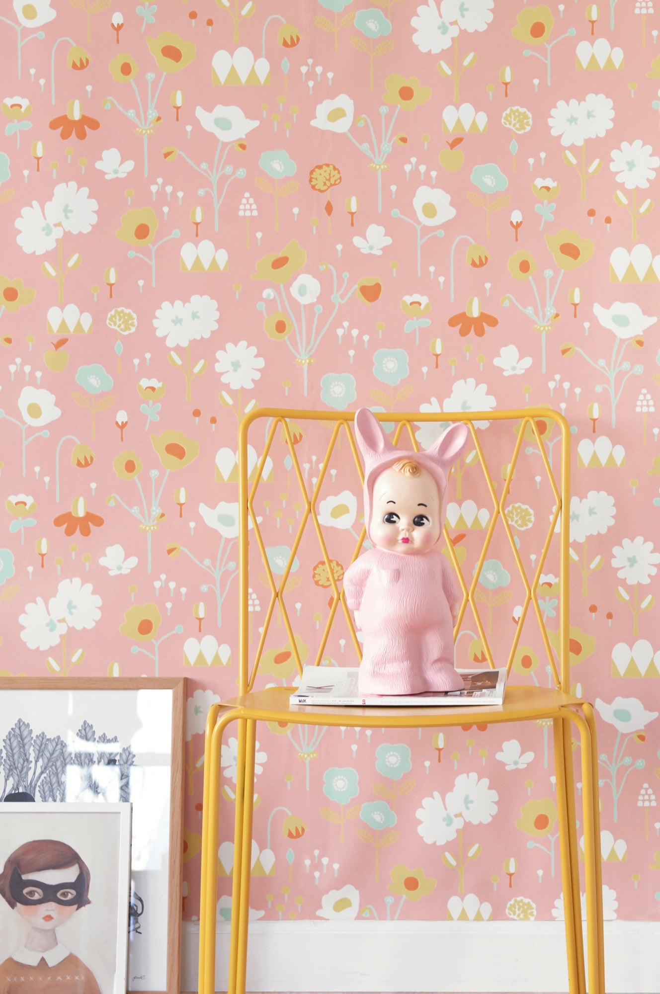 Bloom Pink Wallpaper - Majvillan