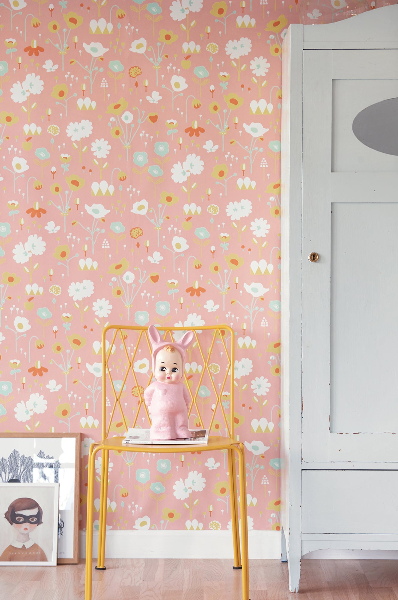 Bloom Pink Wallpaper - Majvillan