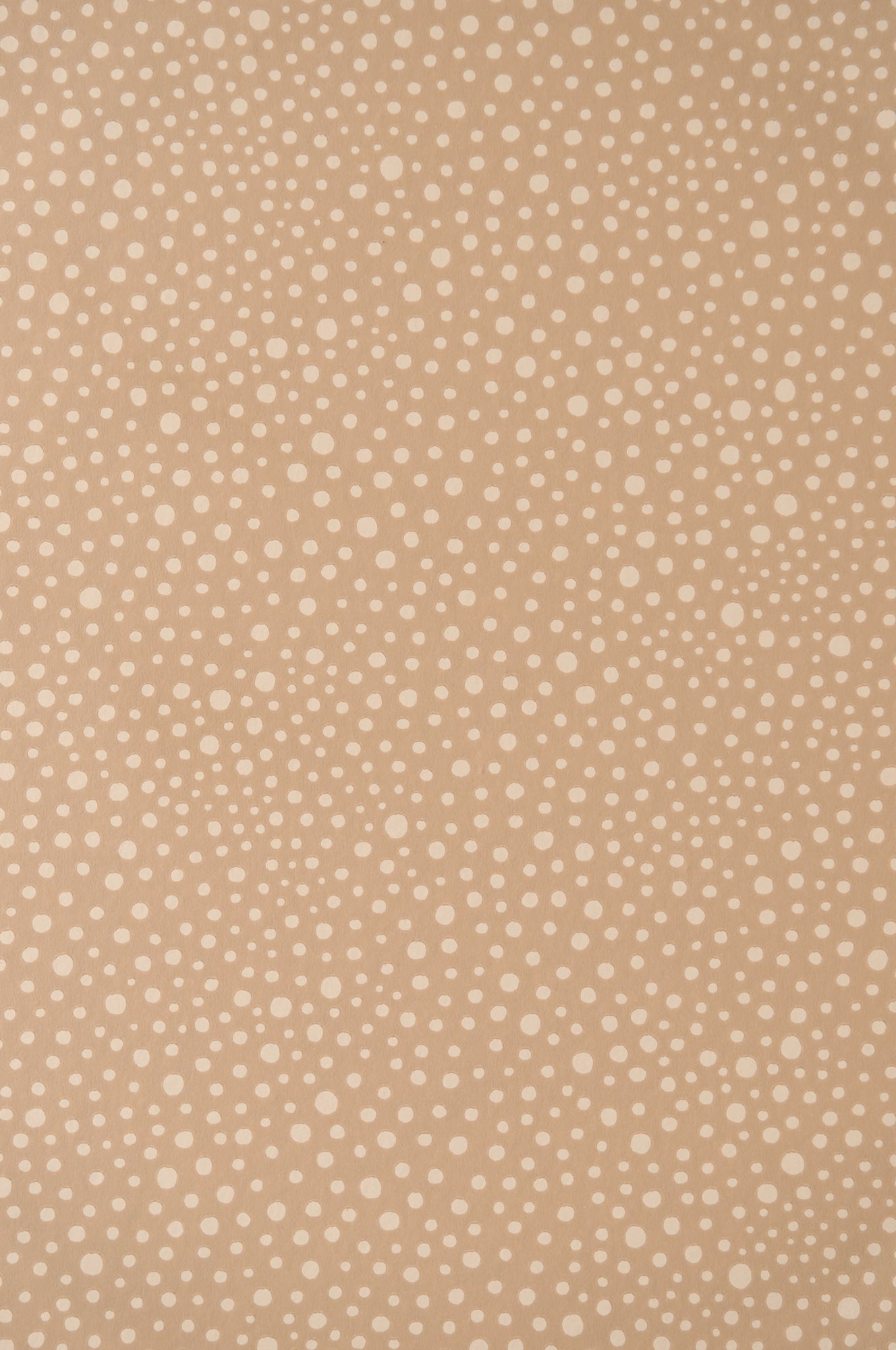 Dots Teddy Brown Wallpaper - Majvillan