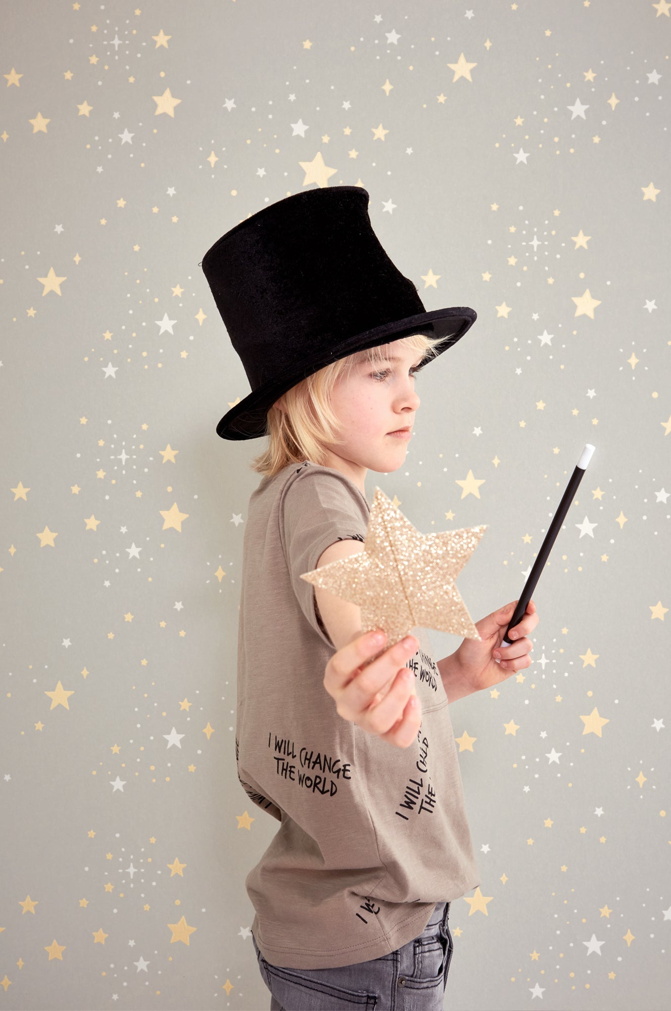 Twinkle Mud Grey Wallpaper - Majvillan