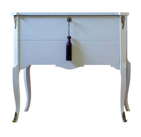 (752) Gustavian Style Commode in Violet Mist Colour Design (Single)