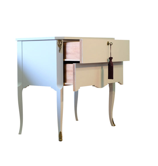 (752) Gustavian Style Commode in Violet Mist Colour Design (Single)