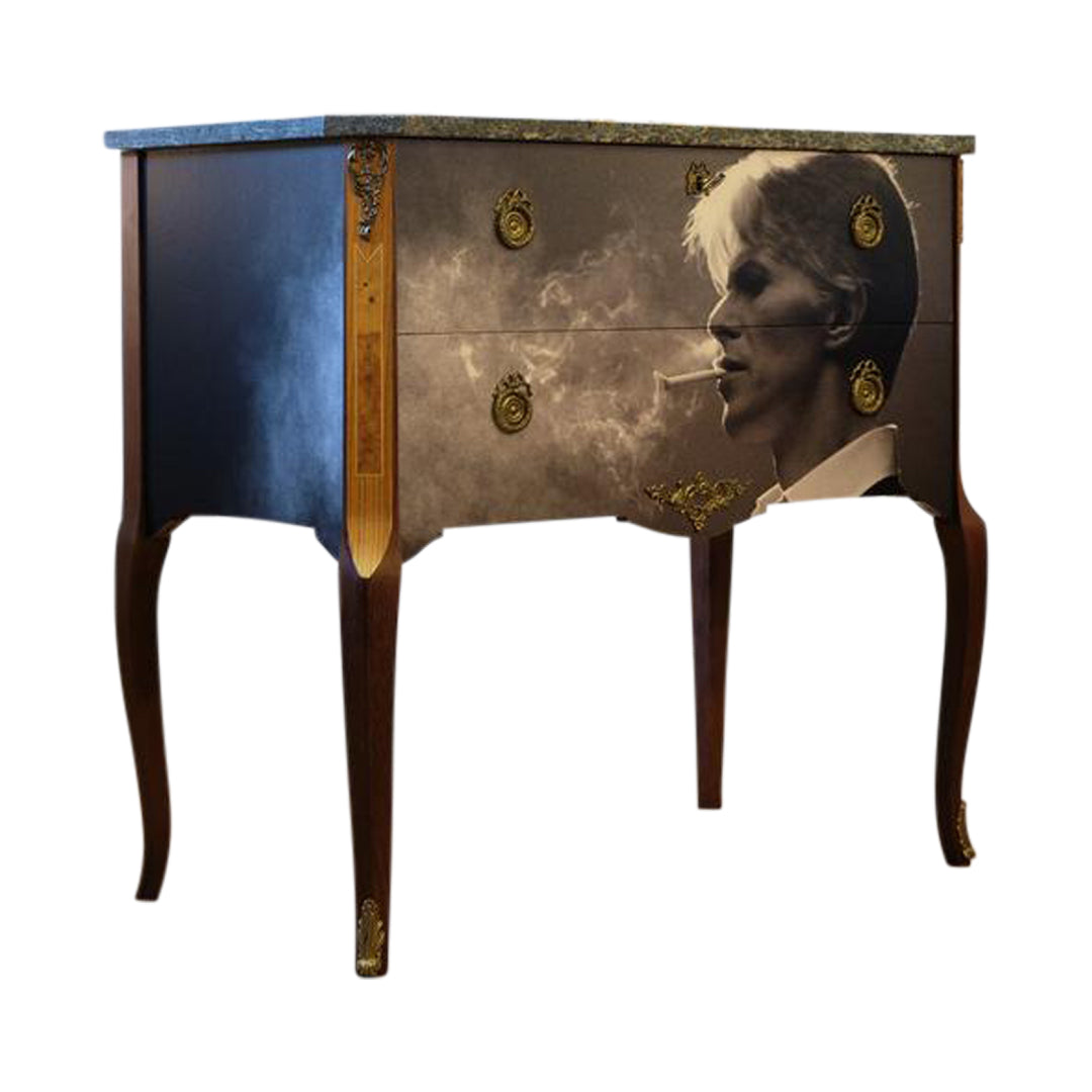 (727) Gustavian Style Commode with Musical  Design (Single)