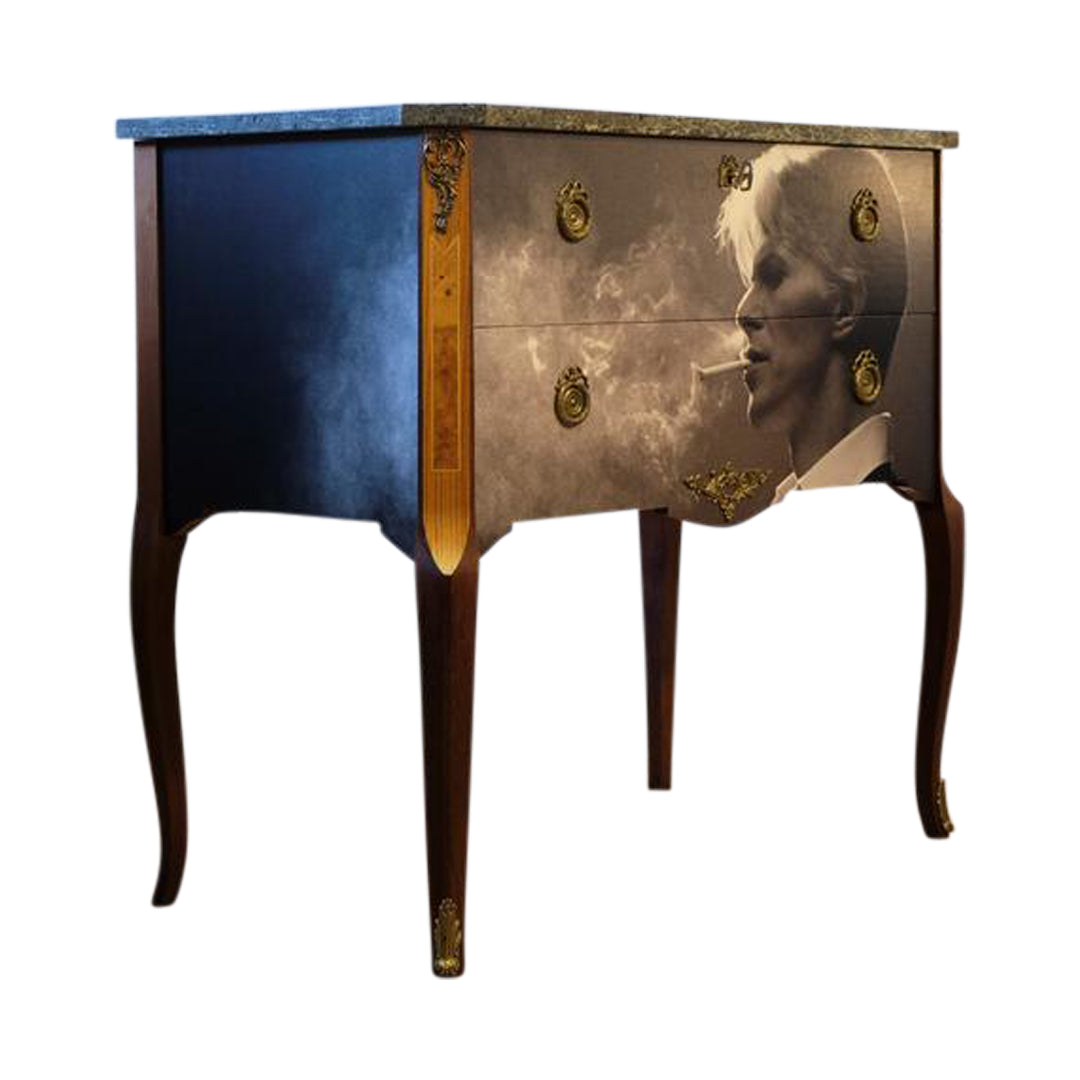 Gustavian Style Commode with Musical  Design (Single)