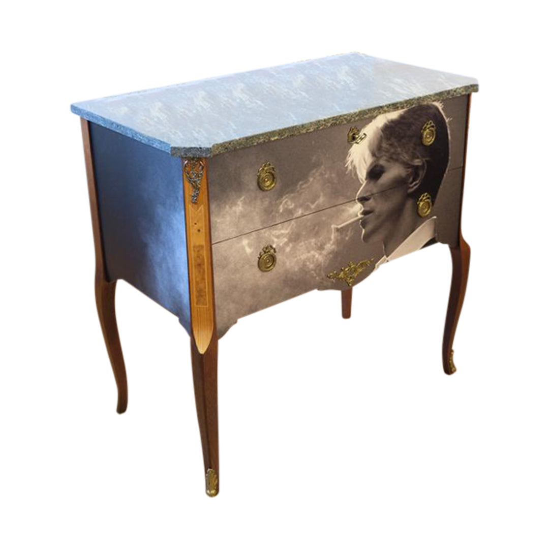 (727) Gustavian Style Commode with Musical  Design (Single)