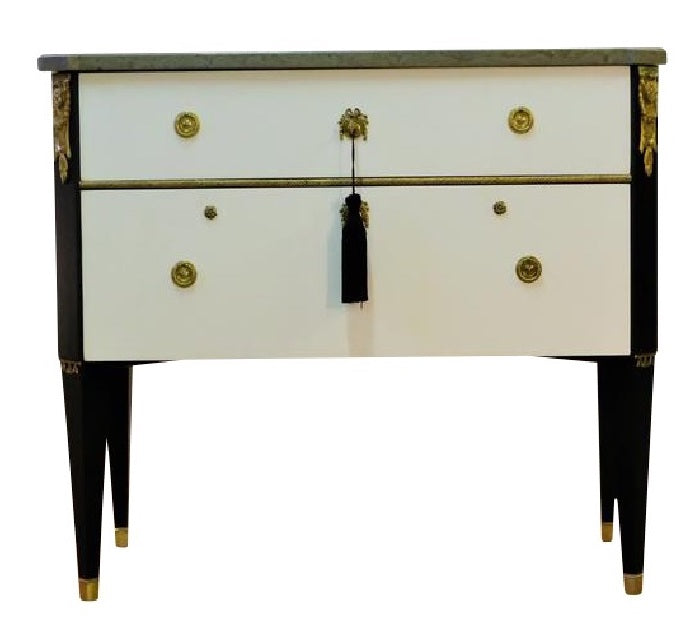 Coco Chanel Gustavian Louis XVI Style Chest