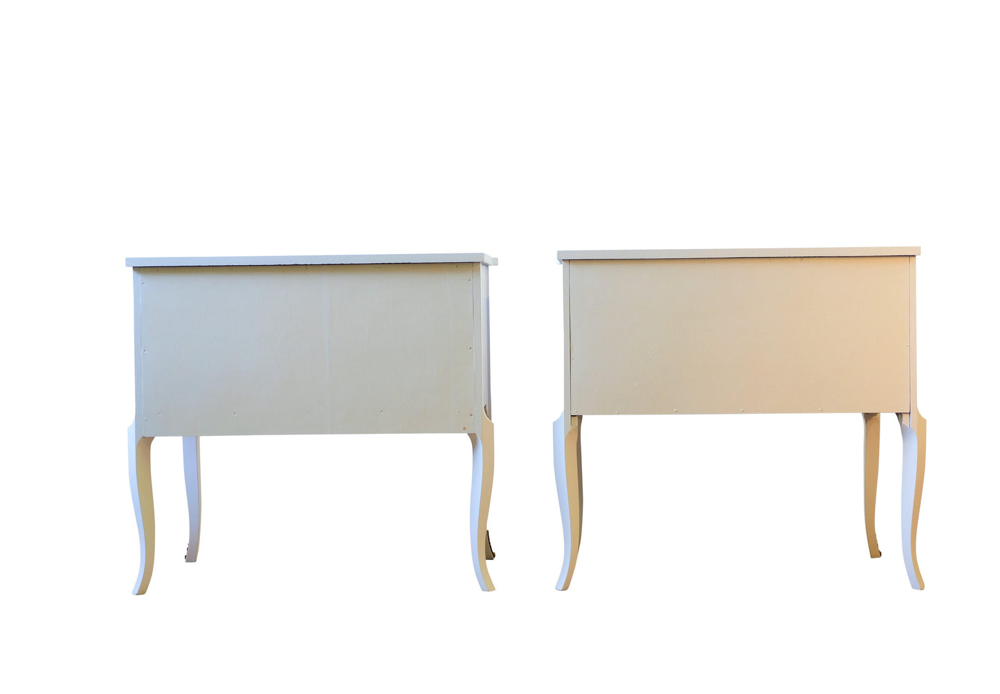 (724-2) Gustavian Style Commode in Violet Mist Colour (Pair)