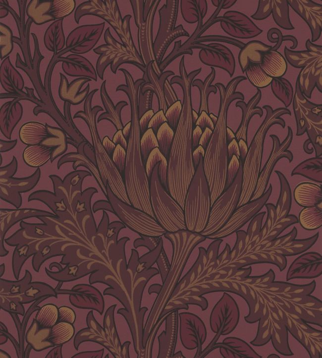 Artichoke Wallpaper - Brown