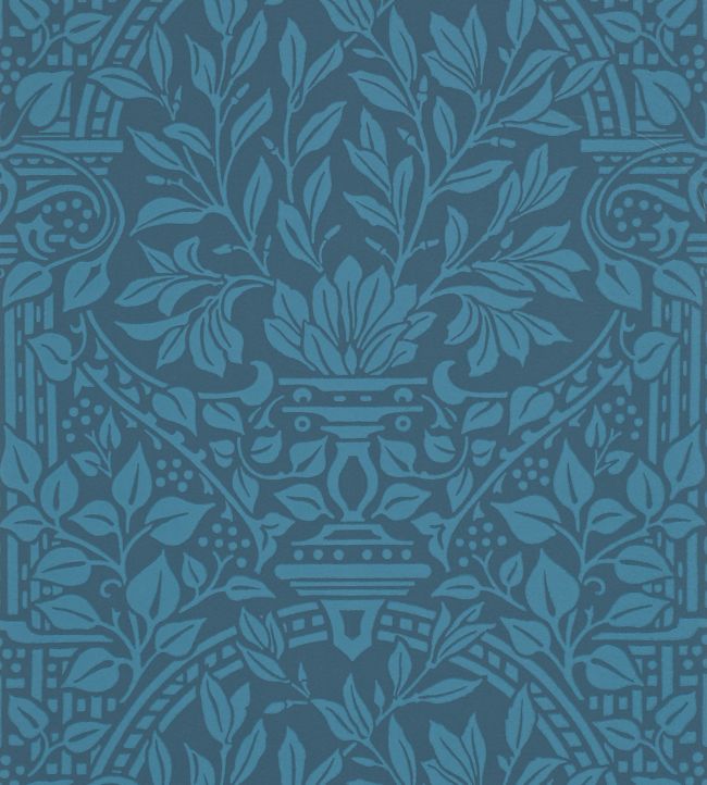 Garden Craft Wallpaper - Blue