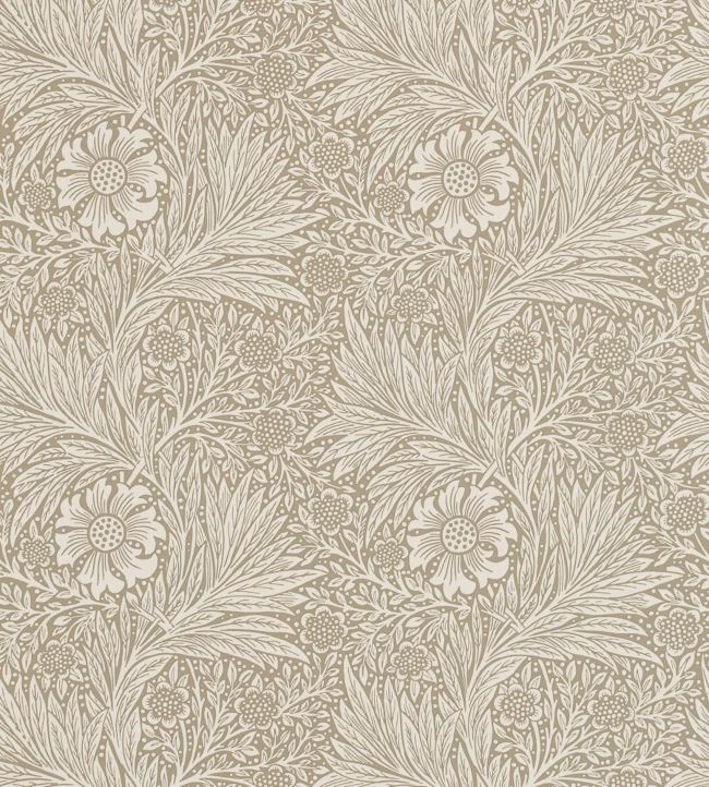 Marigold Wallpaper - Gray